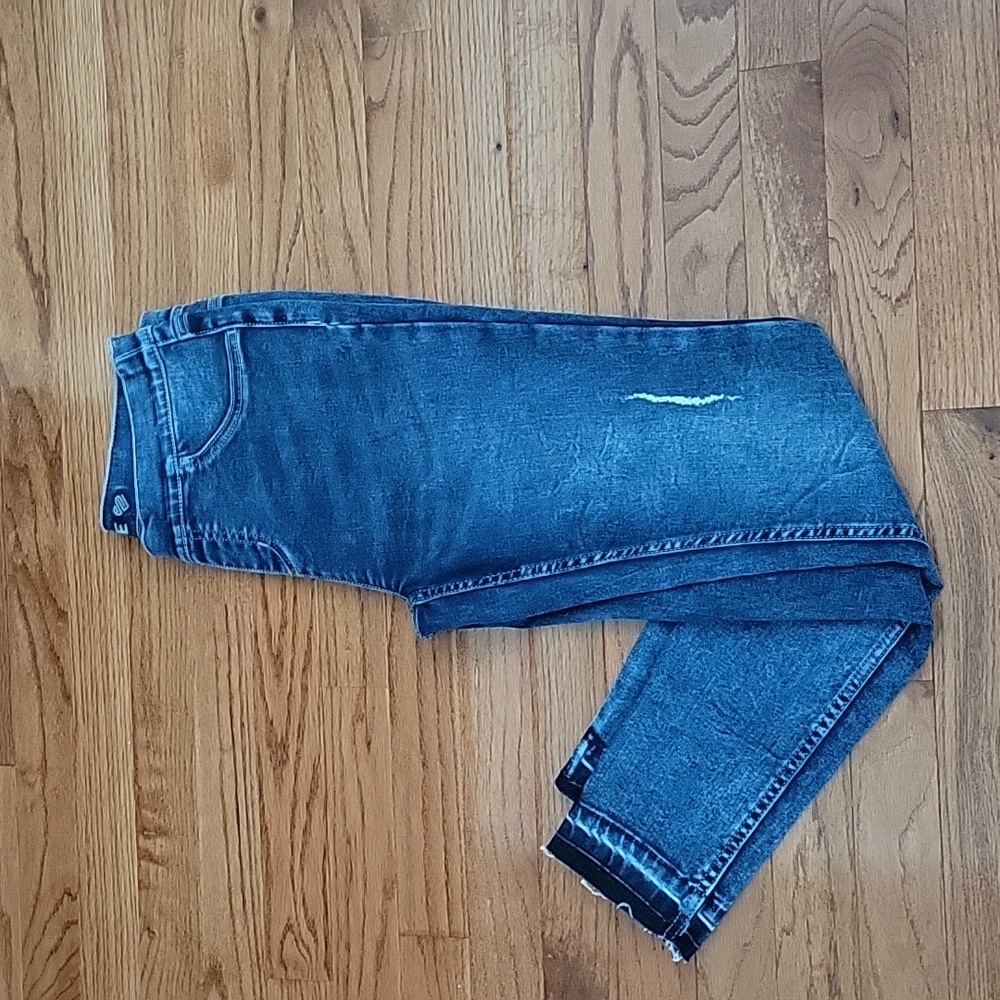 Justice girls distressed jeans size 18